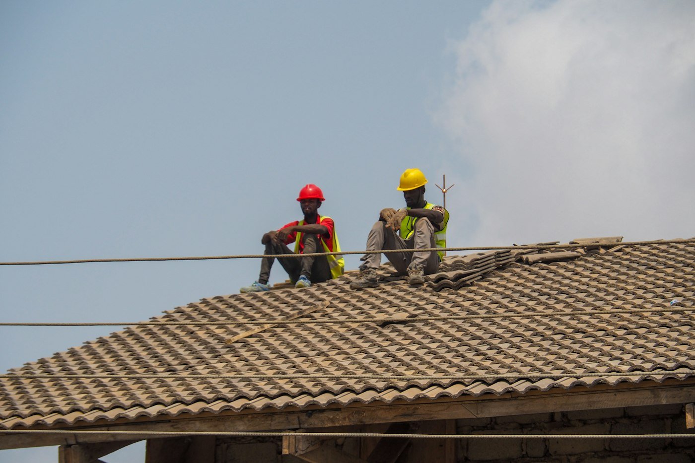 About roof workers